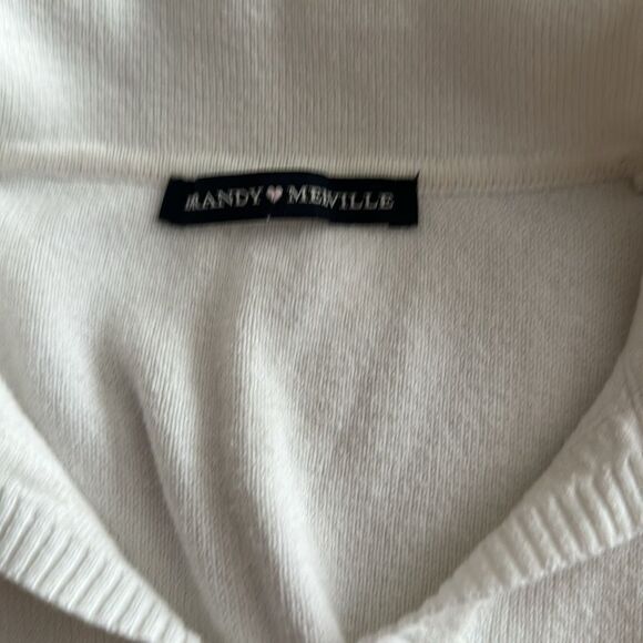 White knit crop top size S - Picture 3 of 7